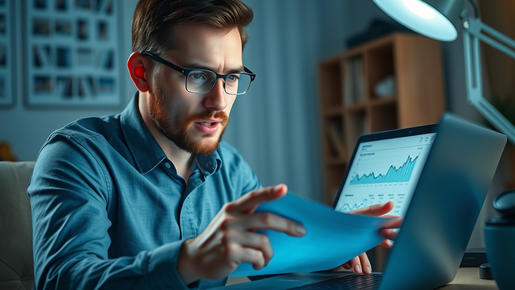 Entrepreneur reviews credit score for business loan approval